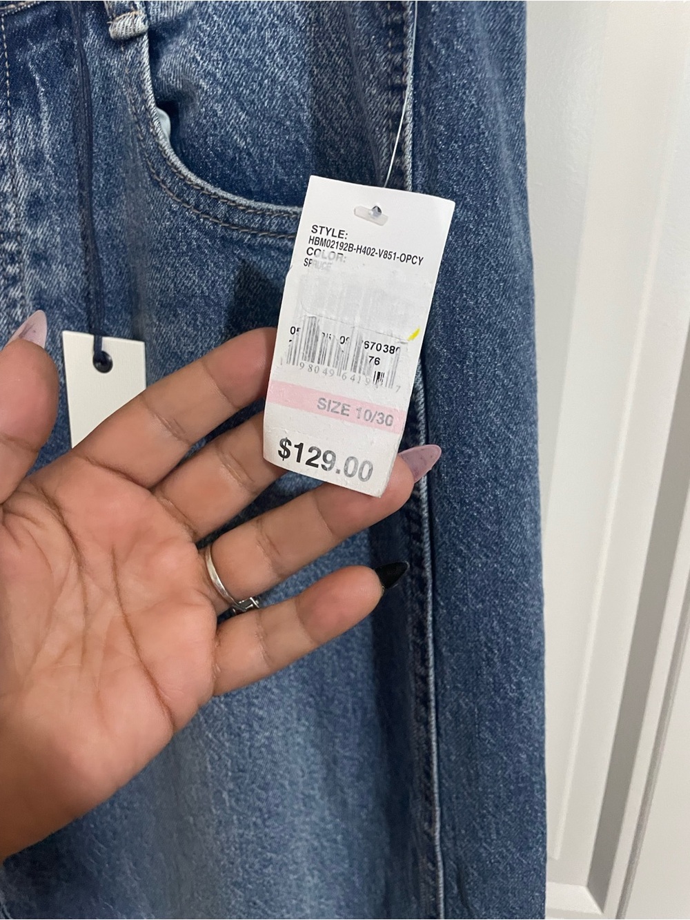 Habitual High rise Barrel crop jeans👖 - Picture 4 of 6